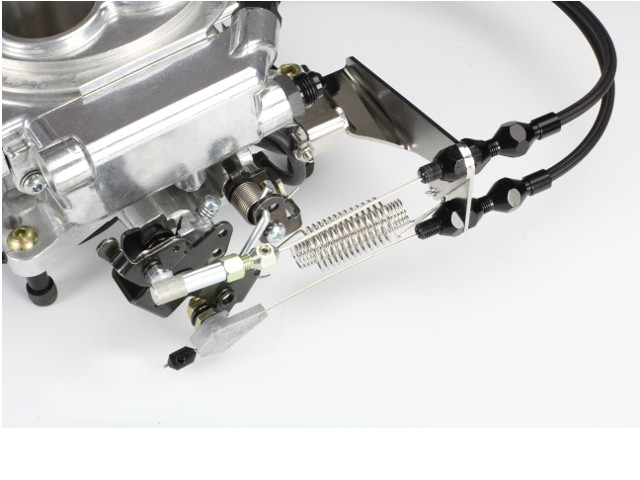 Lokar TCB-40EDK Throttle/Kickdown Bracket and Spacer Kit for Edelbrock Pro-Flo Fuel Injection 