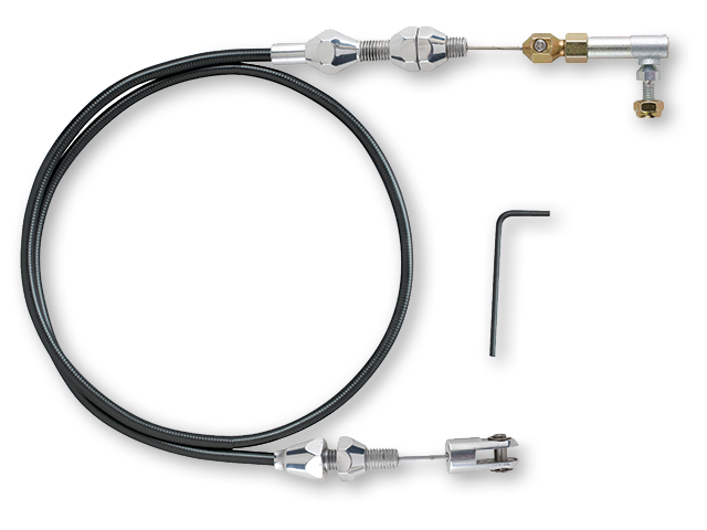 Black Stainless Hi-Tech Throttle Cable